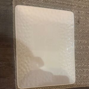 Elegant Cream Red Vanilla Plate